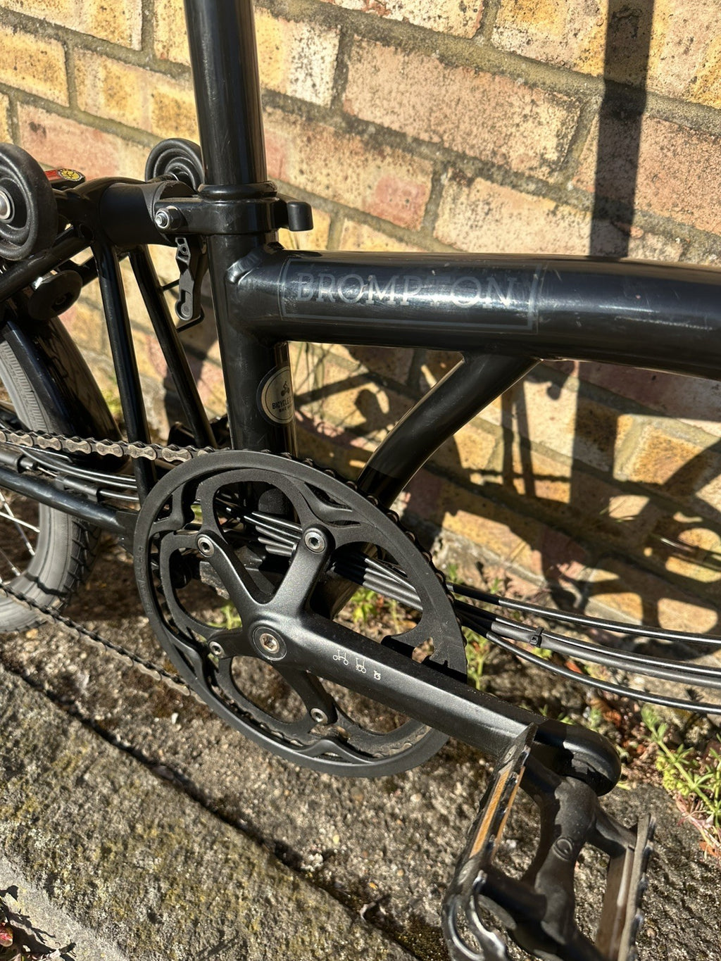 Brompton C Line E Folding Bike 6 Speed Black edition steel frame 2021
