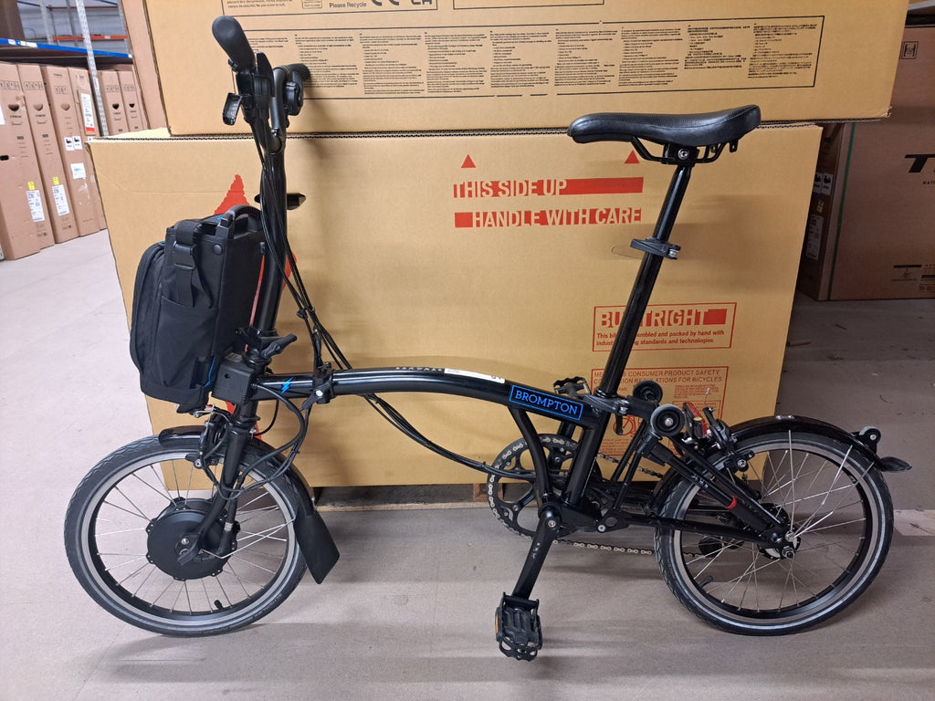 Brompton M6L Folding  Bike (Telescopic Seatpost) Gloss Black