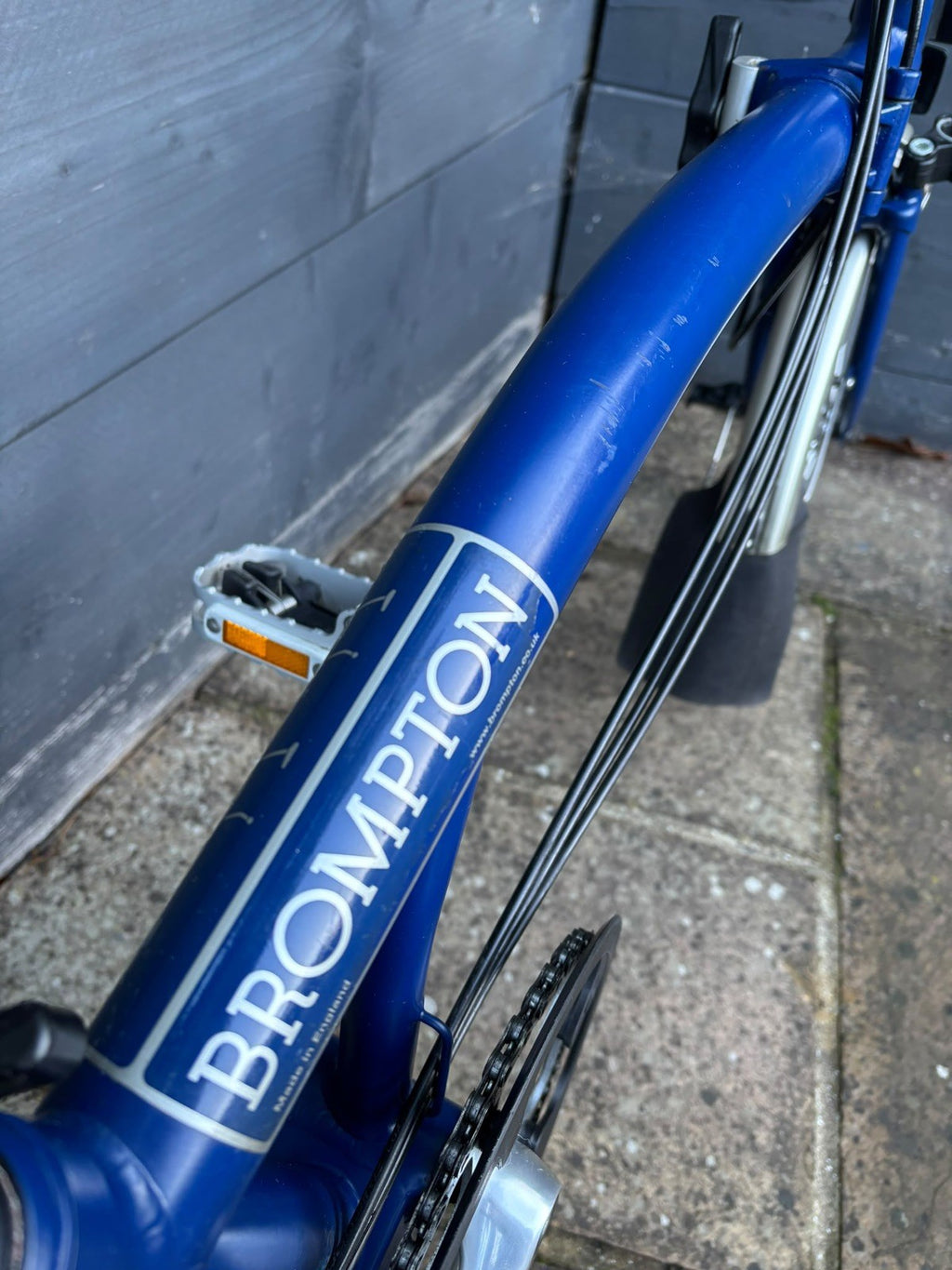 Brompton M6L C Line 6 Speed Folding Bicycle in Cobalt Blue Excellent Condition