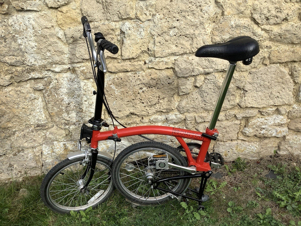 Brompton M3L Folding Bike -  Red - UK DELIVERY