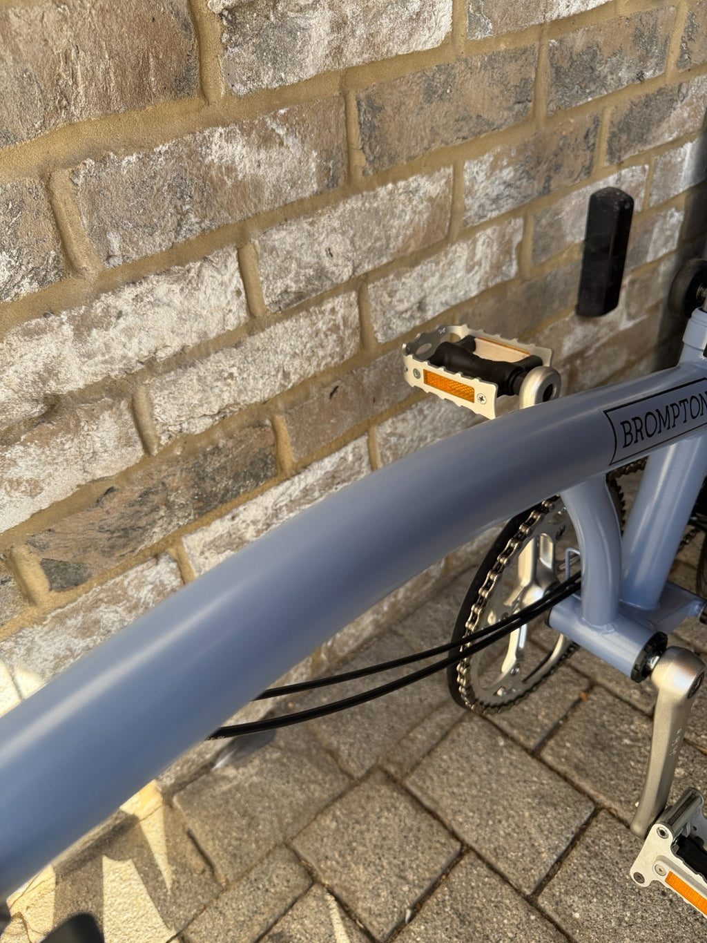 Brompton Cloud Blue & Black - C Line Mid M3L - WORLDWIDE SHIP - Top Condition