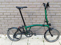 Brompton P Line 4 Speed 2023 – Emerald Green Lacquer High Handlebar Lightweight