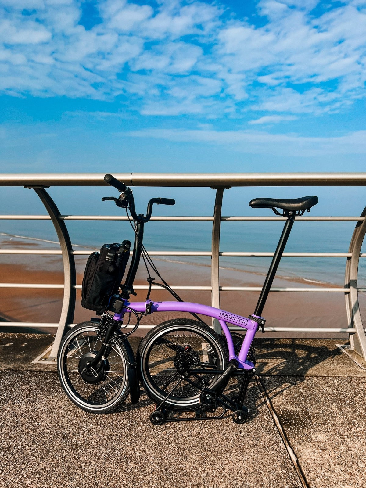 brompton Electric C line [4 speed] Pop Lilac