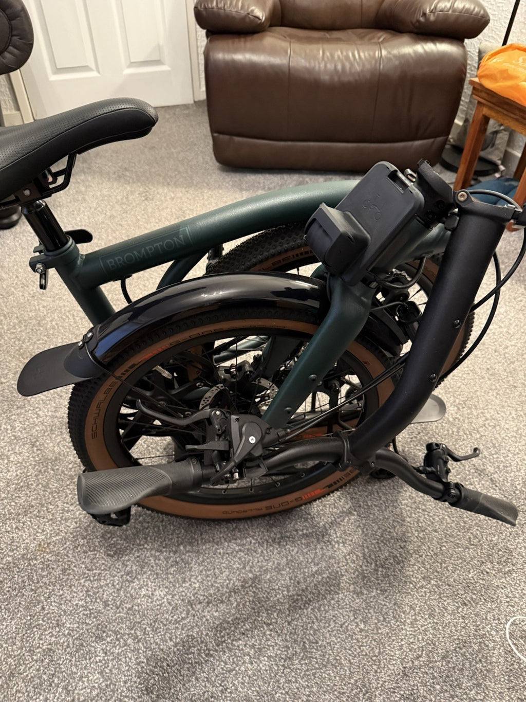 Brompton G Line With Roller Frame 4 Speed. Mint Condition.