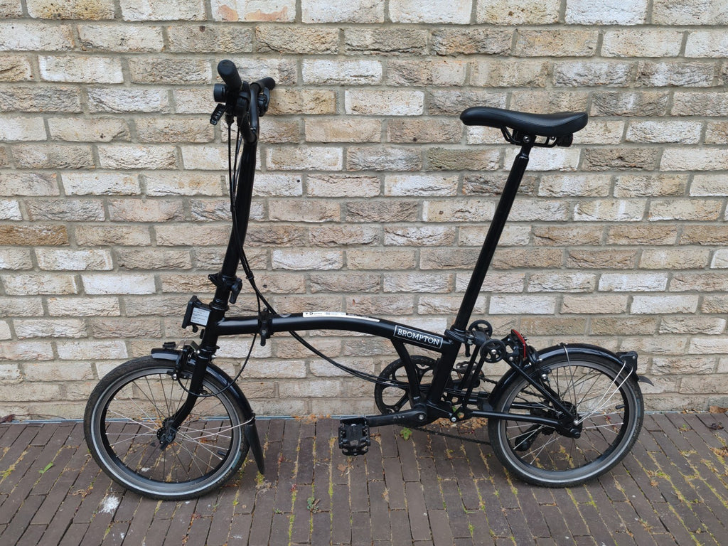 Brompton C Line 12 Speed Black Edition Folding Bike - Good Condition