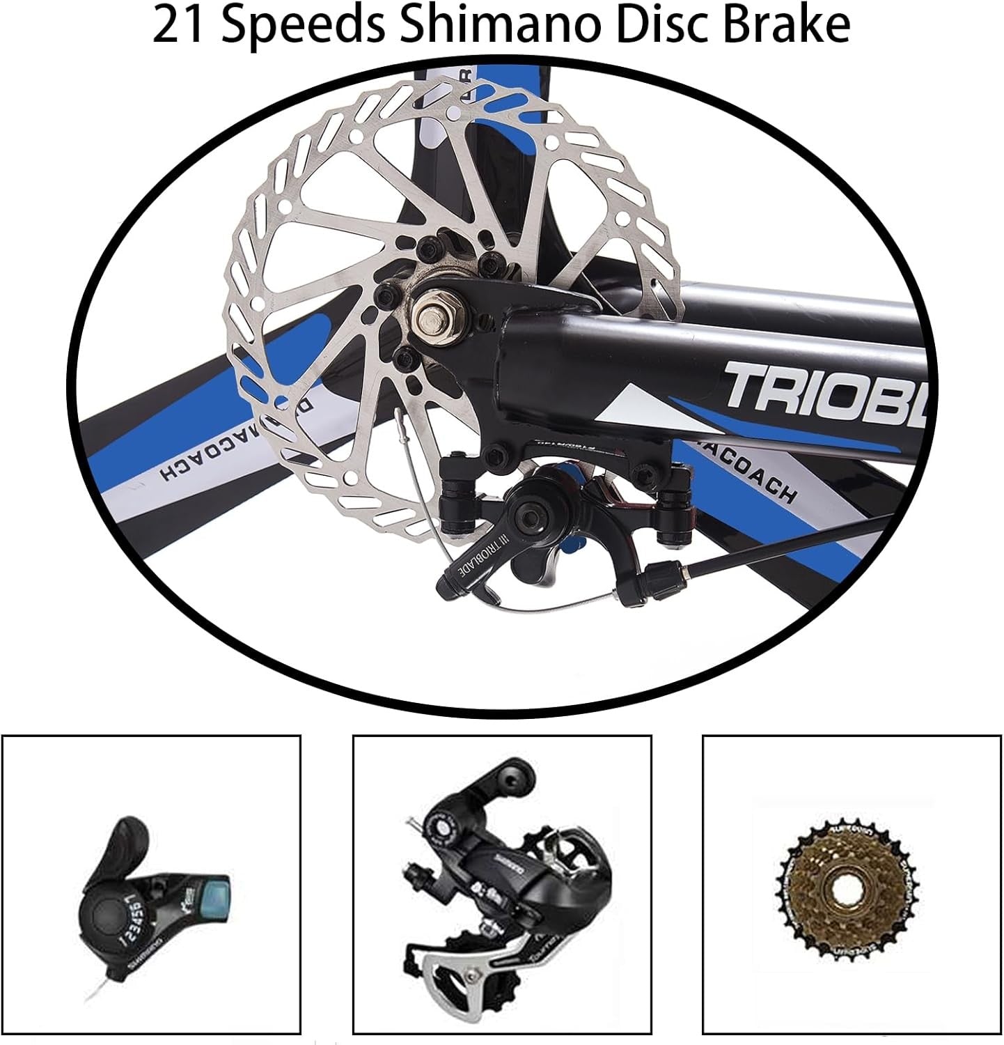 TRIOBLADE 27.5 INCH FOLDABLE MOUNTAIN BICYCLE FOR ADULTS