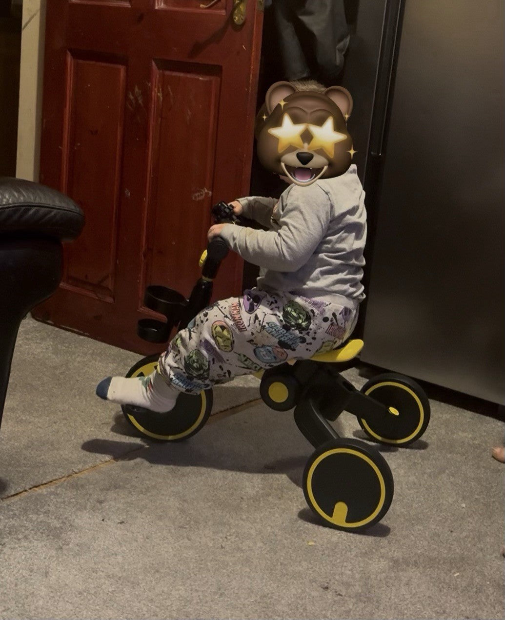 Puggle folding 3 in 1 travel trike with parent handle 18 months-5 years