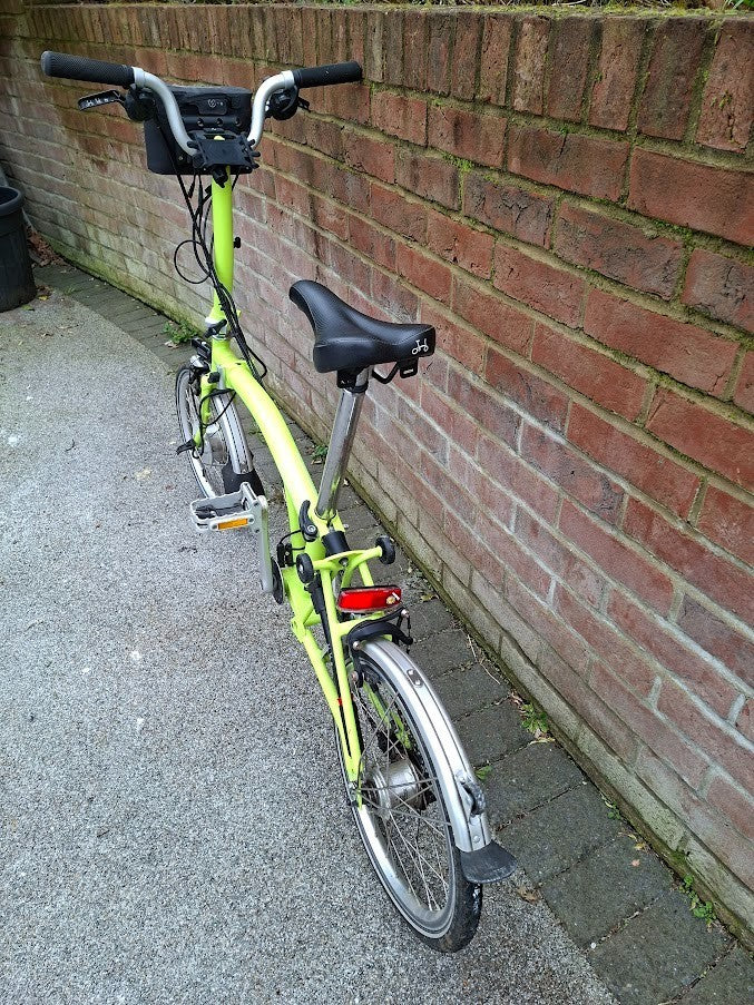 6-Speed Brompton M6L Folding Bike complete with Swytch