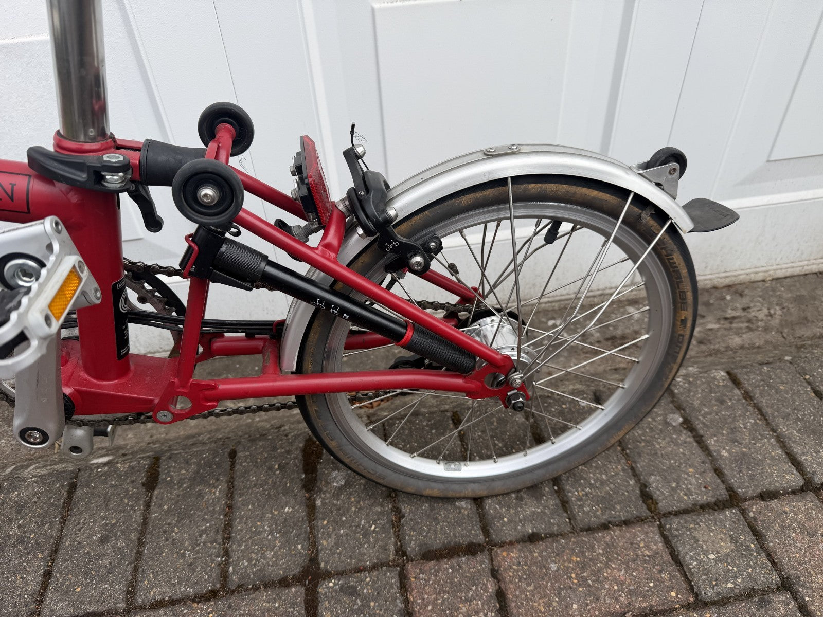 Brompton C Line M6L (6 Speed) folding bicycle - RED 2021 Good Condition