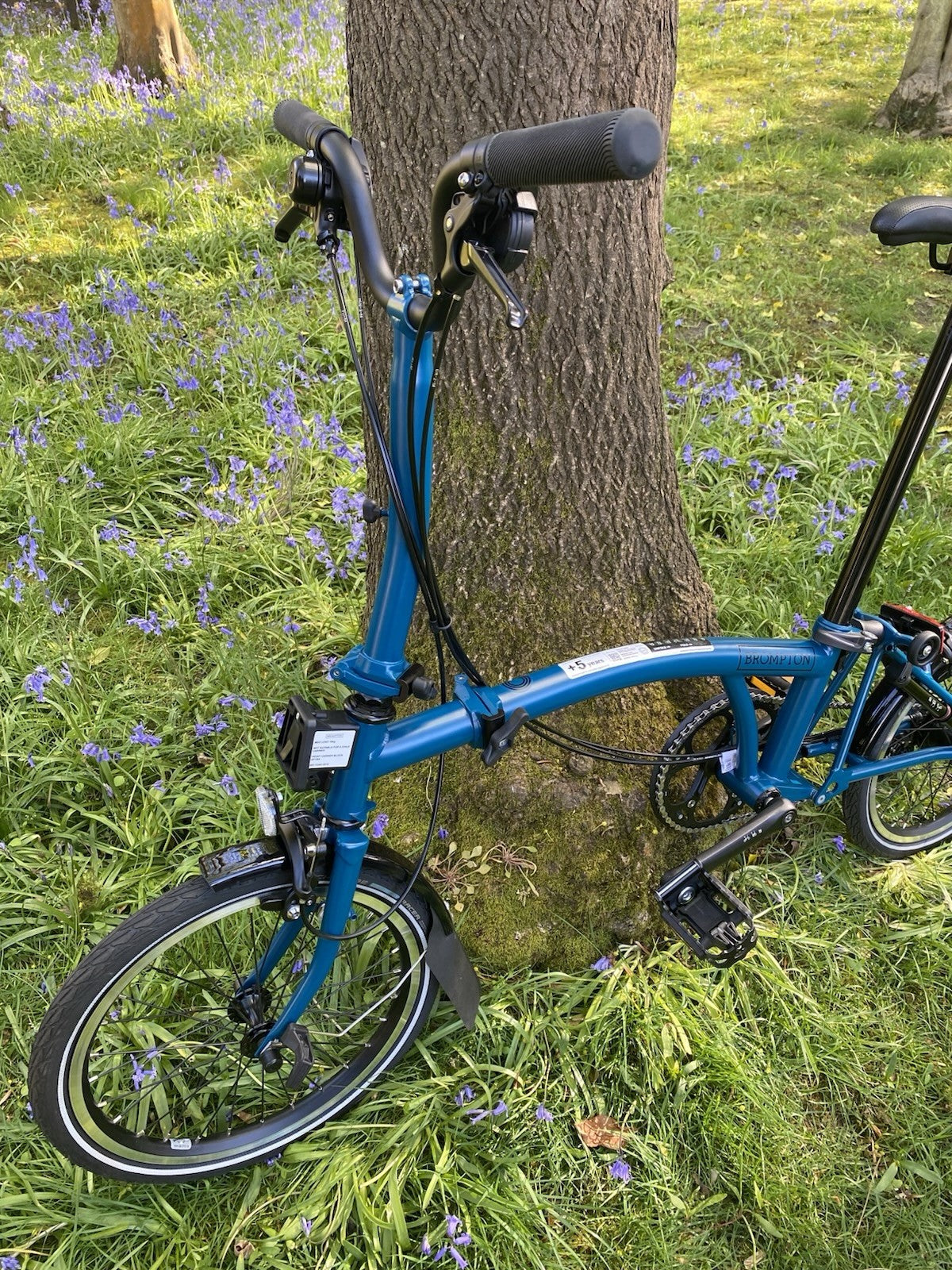 Brompton C-Line 6-Speed in Ocean Blue (Discontinued) - April 2026