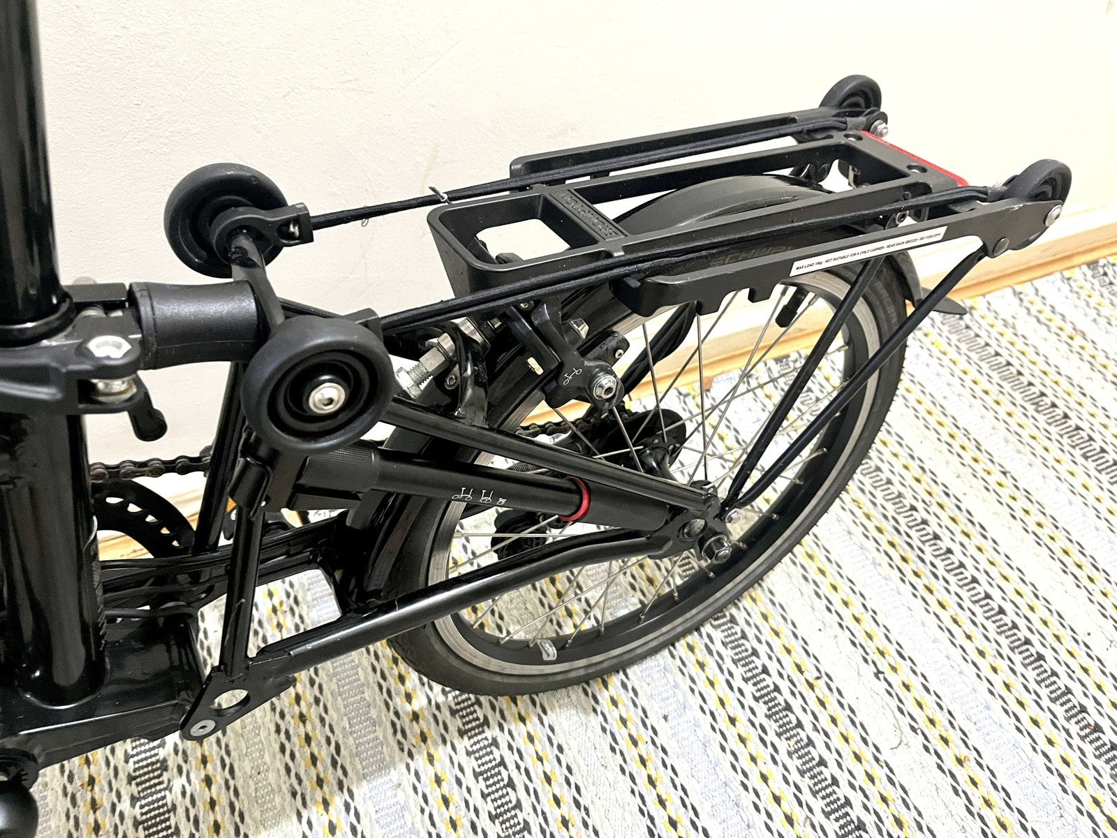 Brompton C Line elctrc Urban M2 L  Black, in excellent condition