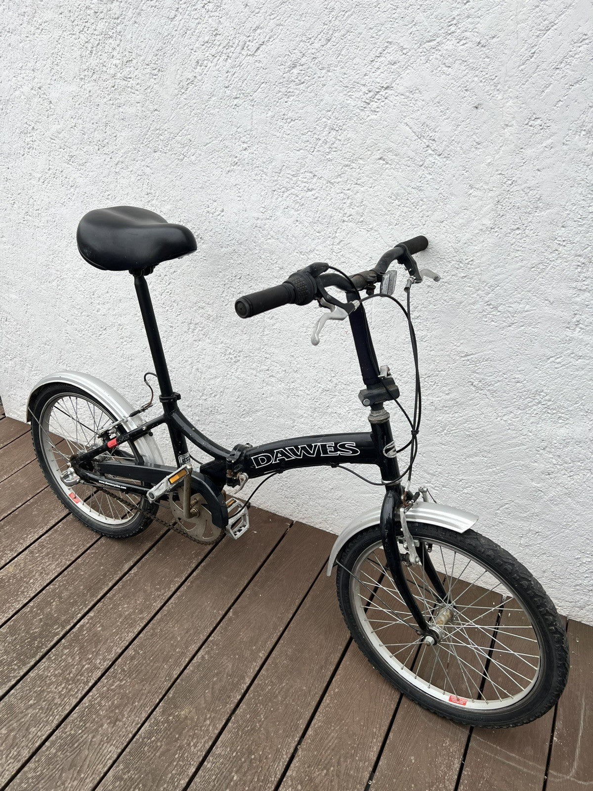 Dawes Diamond Black & Silver Folding Bike 20" Wheels shimano Nexus 3 speed hub