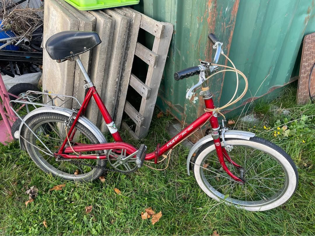 Puch Pic-Nic Vintage Shopper Folding Bike In Good Original Condition PE11 4JL