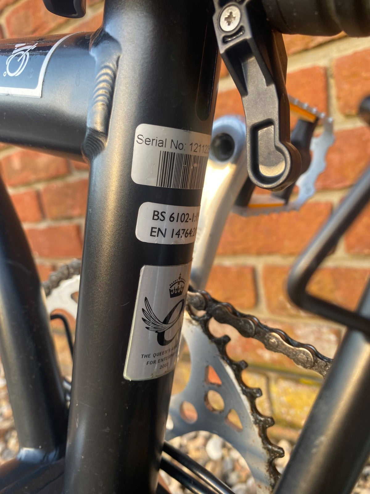Brompton A Line 3-Speed Folding Bike with bag