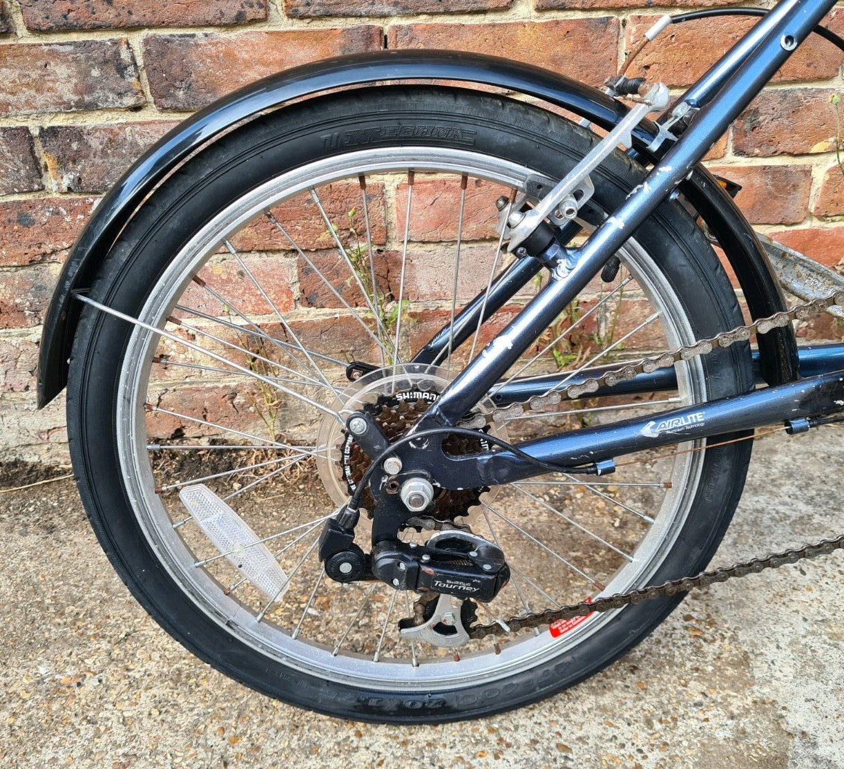 Raleigh EVO 7 SP Folding Bike Grey Bicycle 20" Wheels