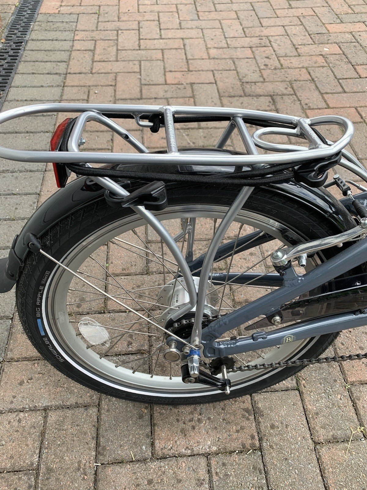 Bickerton Argent 1707 Folding Bike, Rear Rack Mudguards 7 Spd hub gear
