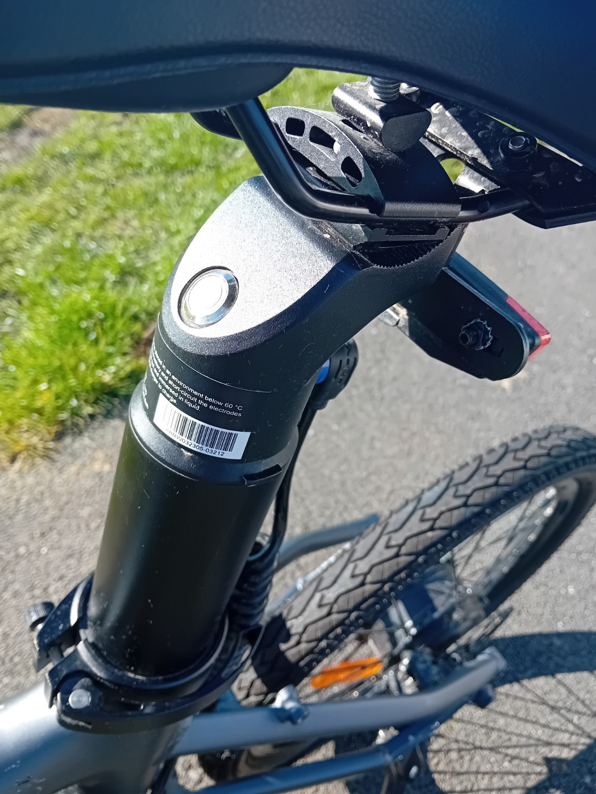 ADO Air 20S Folding Hybrid Bike 20" Carbon Belt Drive Chargeable