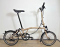 Brompton C Line 6 Speed 2023 High Handlebar Folding Bike - Dune Sand