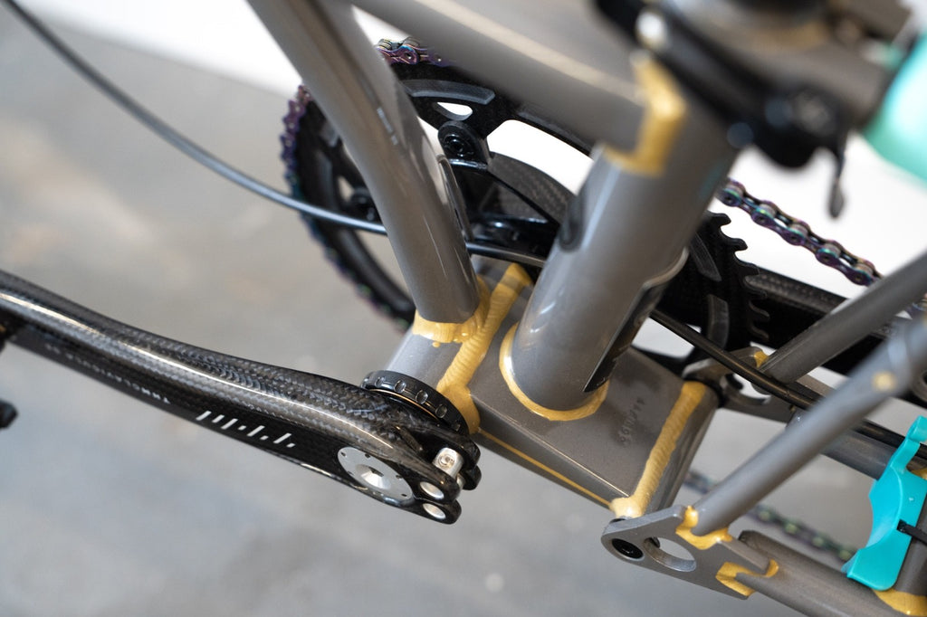 Brompton 7.7kg THM Extralite Ridea NOV SMC JCP 3D Print Ti KCNC Carbon eebrakes