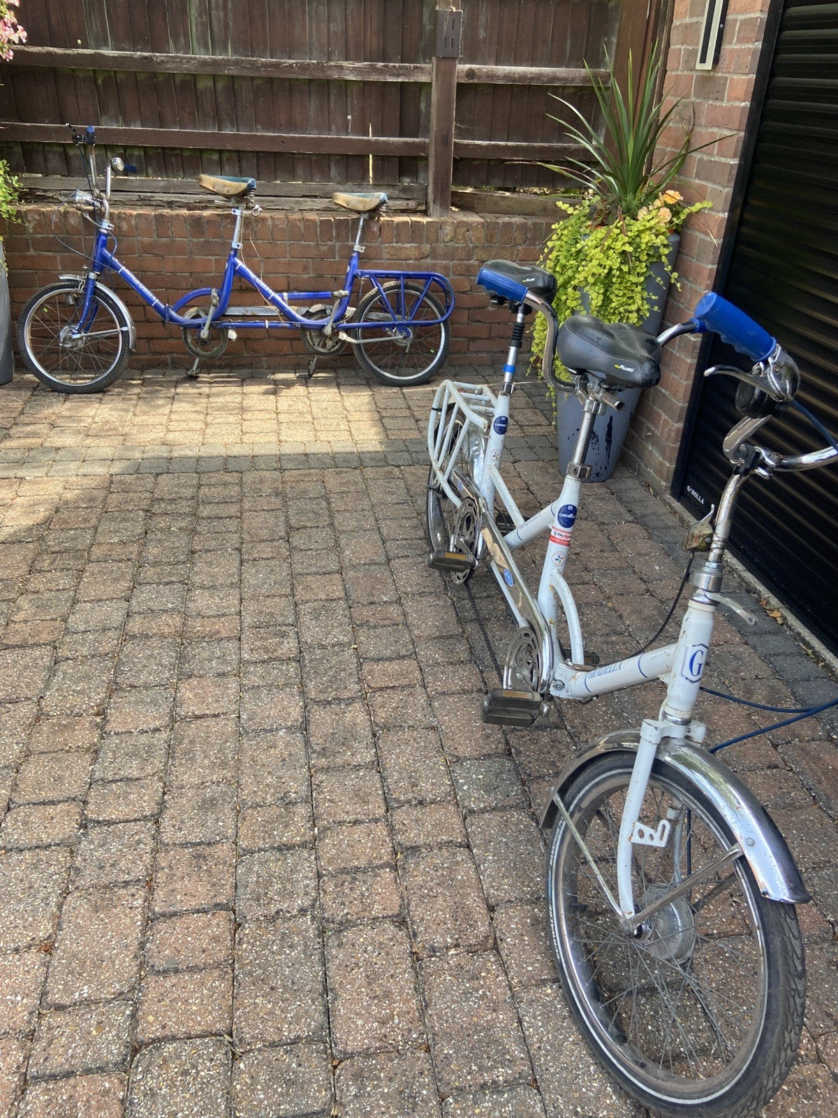 2 x Carnielli Graziella Tandem Folding Bike - 20" wheels Sturmey-Archer 3 speed