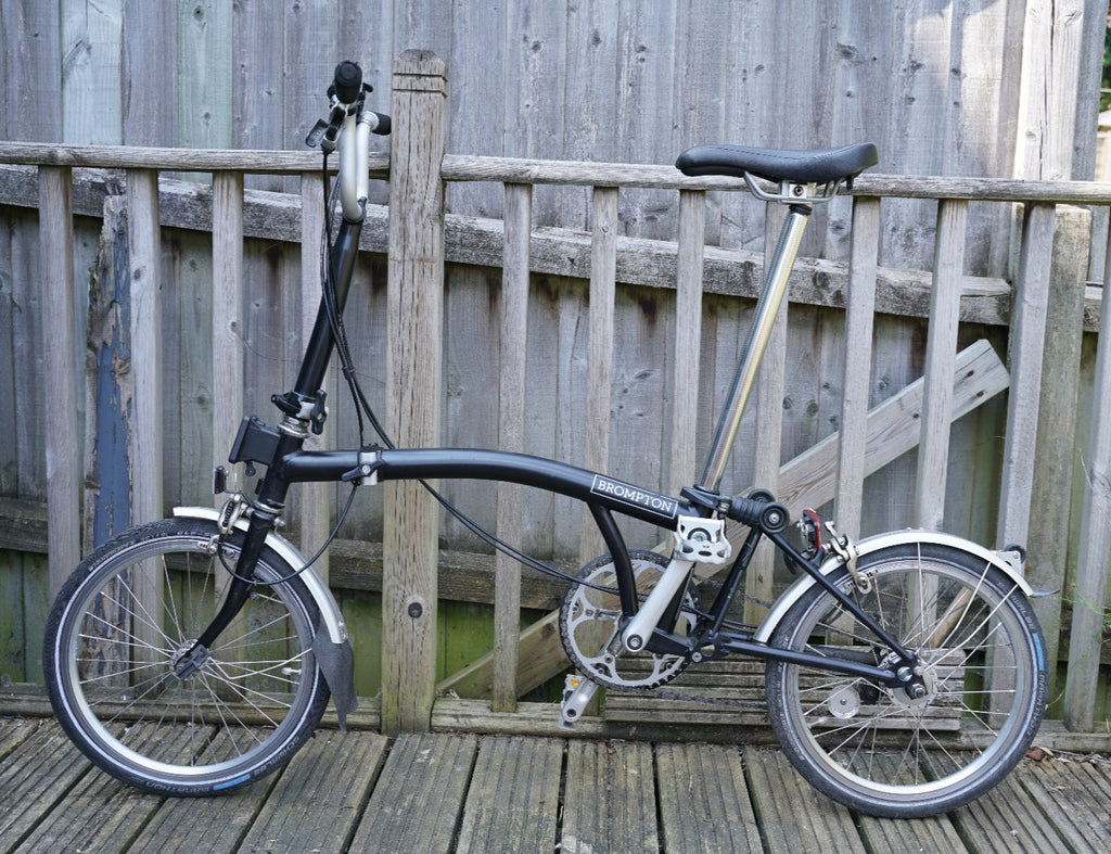 Brompton M3L Folding Bike 3-Speed Black 2016