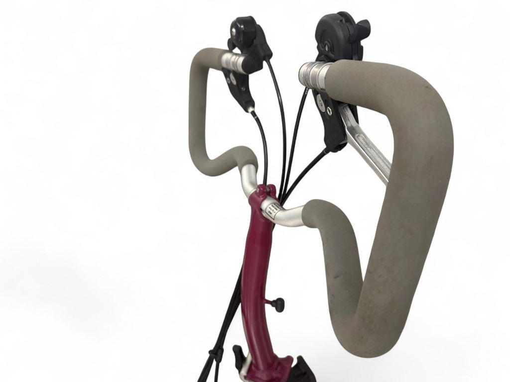 Brompton C Line P6R (6 Speed) folding bicycle - Claret