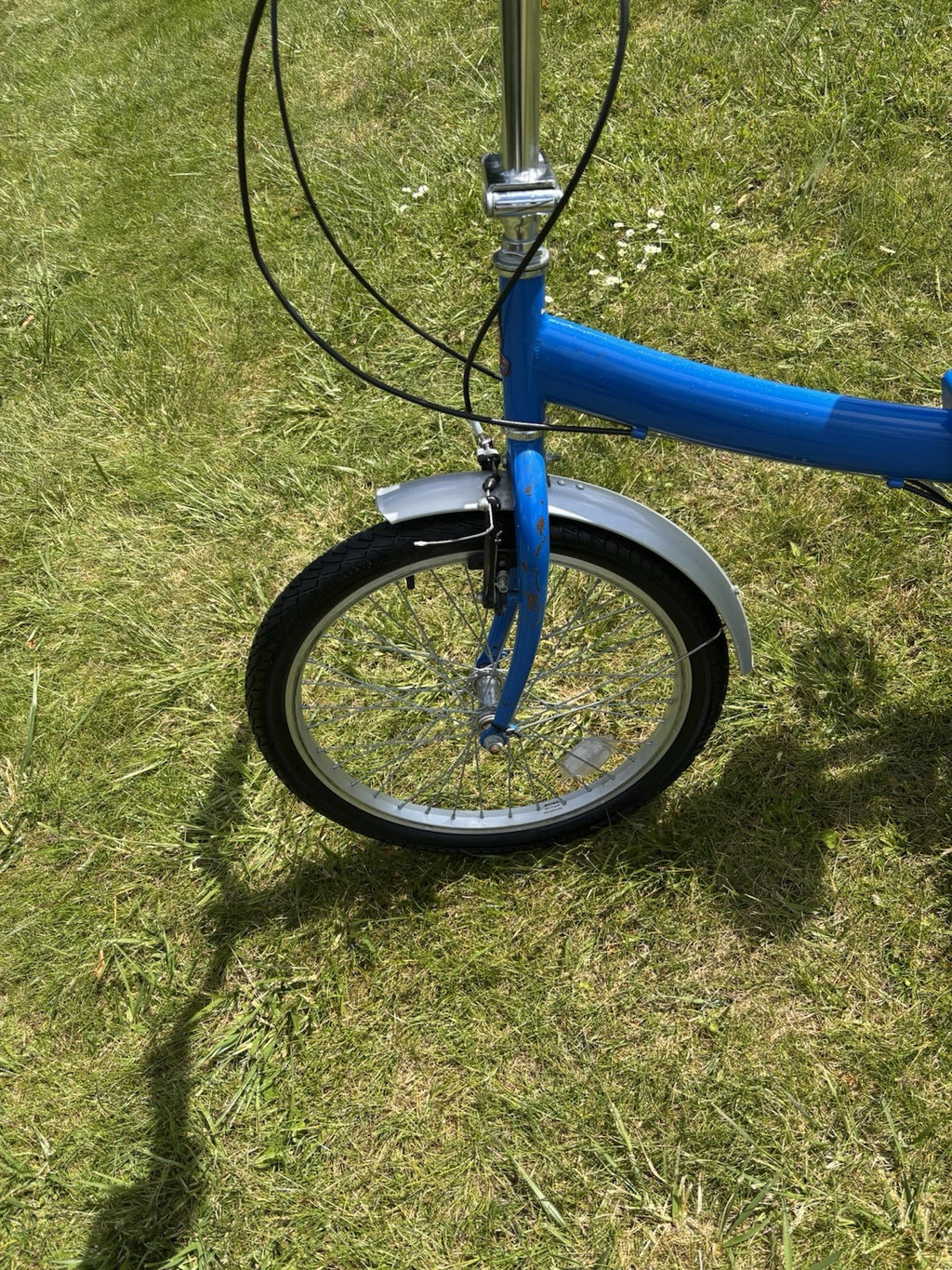 Raleigh Folding Bike In Blue
