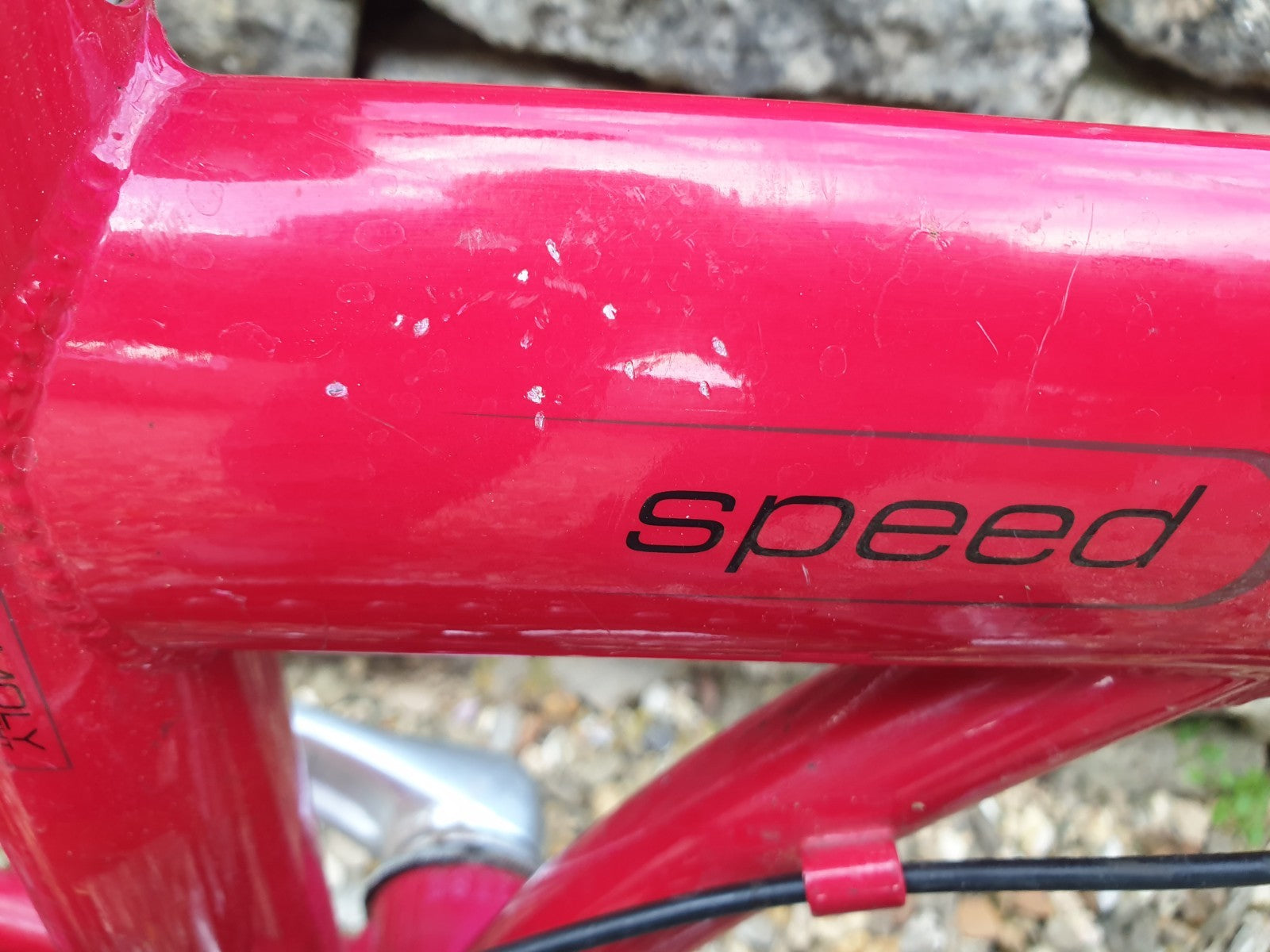 Dahon Speed D7 with pump in the Seatpost. 7 speed rapid rise gears.