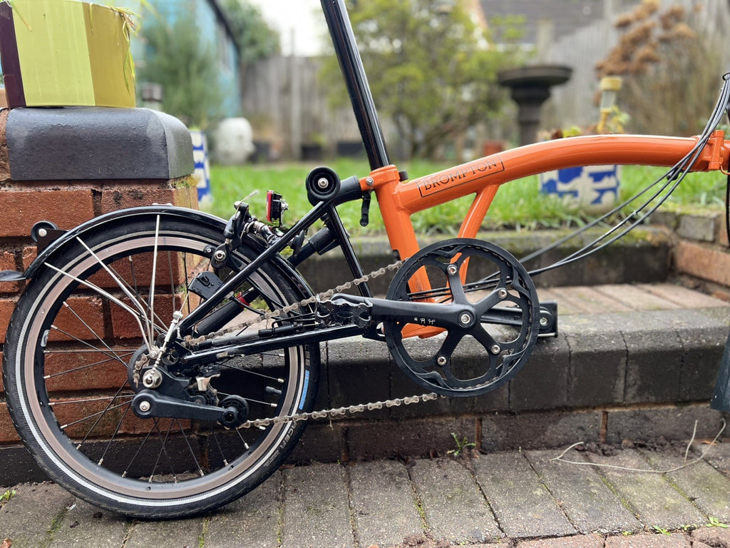 Brompton M6L Black Edition - Orange - Rare Ltd Edition colour and spec