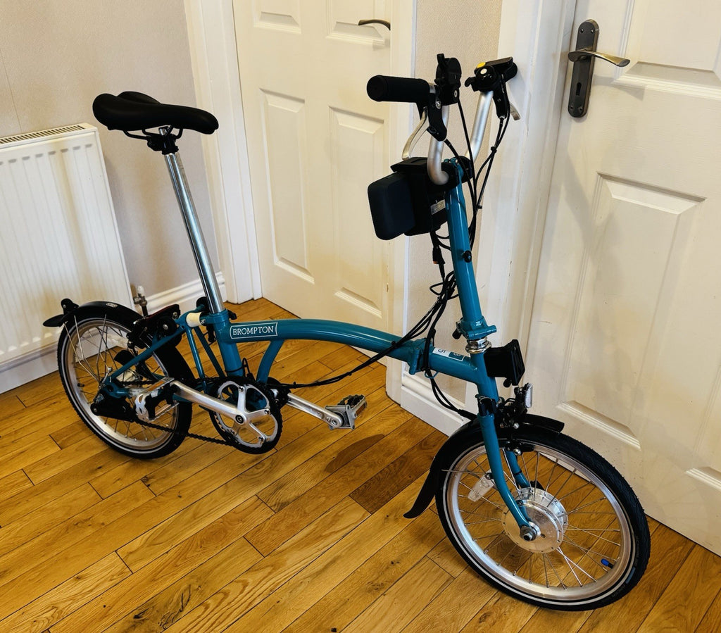 Brompton B75 Folding Bike  Fitted With Swytch GO+ Electric Conversion Kit Used