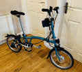Brompton B75 Folding Bike  Fitted With Swytch GO+ Electric Conversion Kit Used