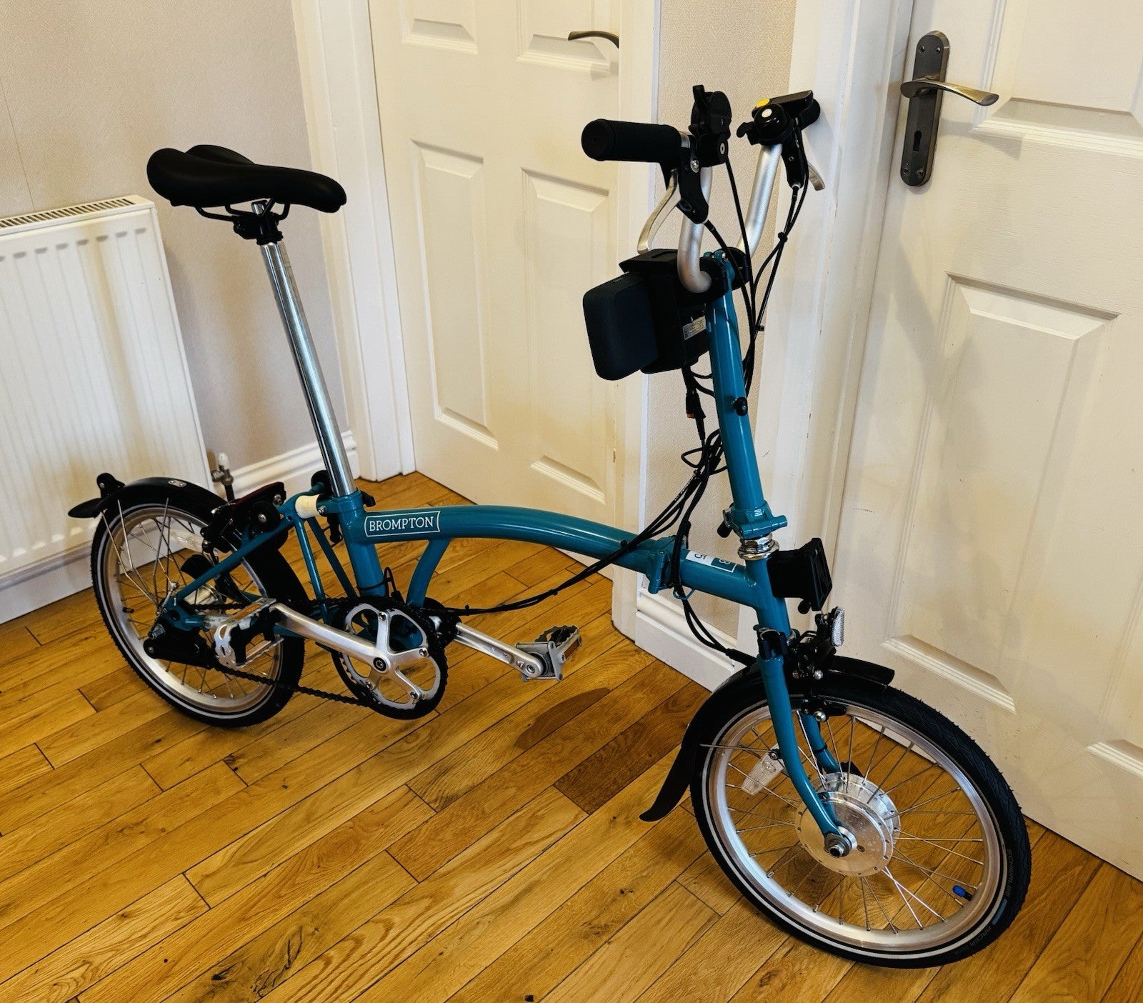 Brompton B75 Folding Bike  Fitted With Swytch GO+ Electric Conversion Kit Used