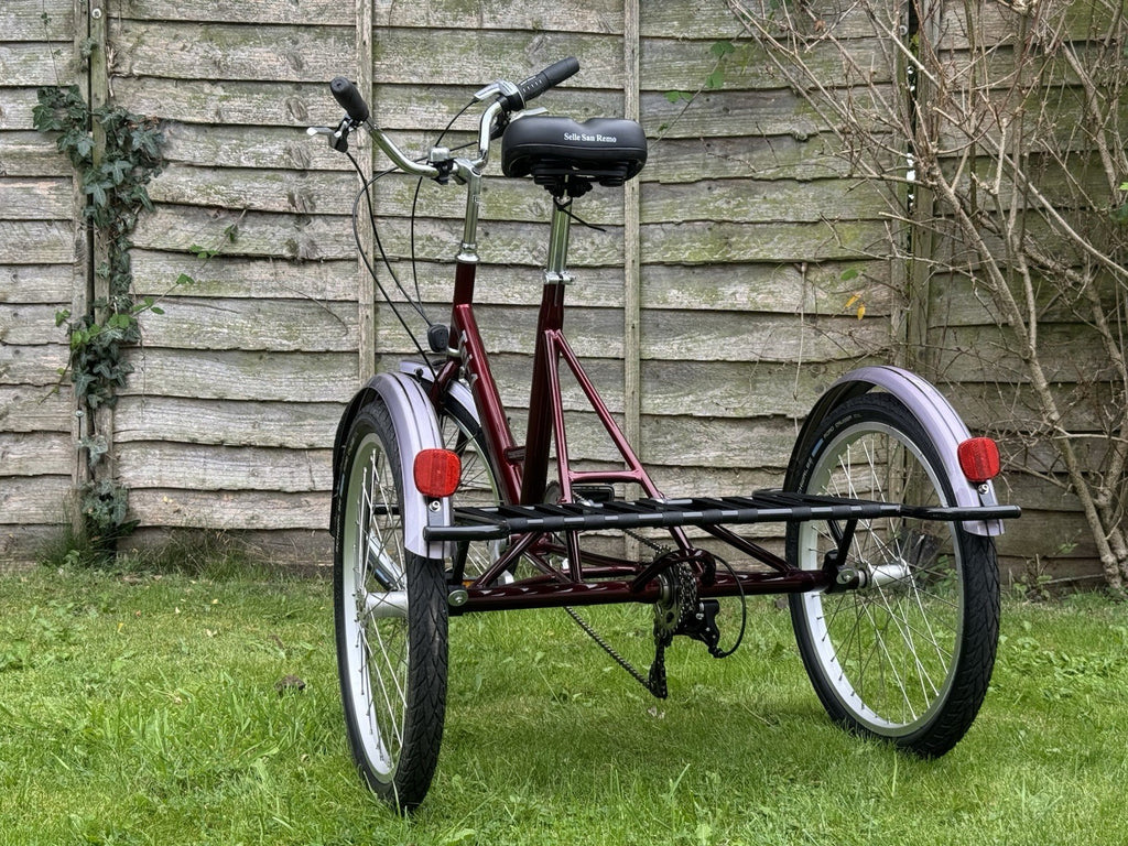 Pashley Tri-1 Folding Trike Burgundy Red - Excellent Condition