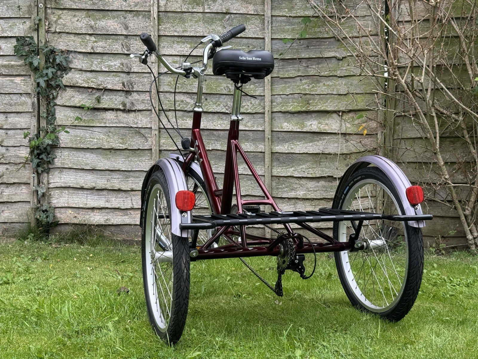 Pashley Tri-1 Folding Trike Burgundy Red - Excellent Condition