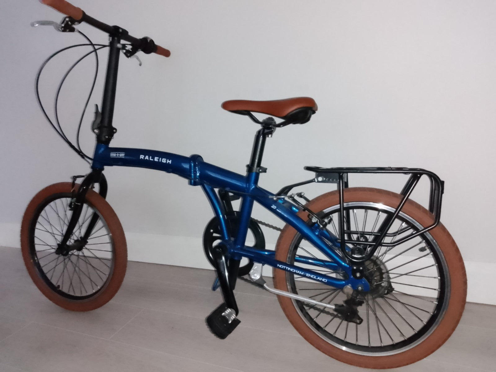 raleigh stowaway folding bike bicycle bikepacking touring