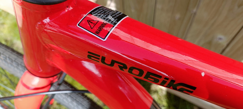 EuroBike XC580 Gravel Bike, with indoor resistance trainer kit