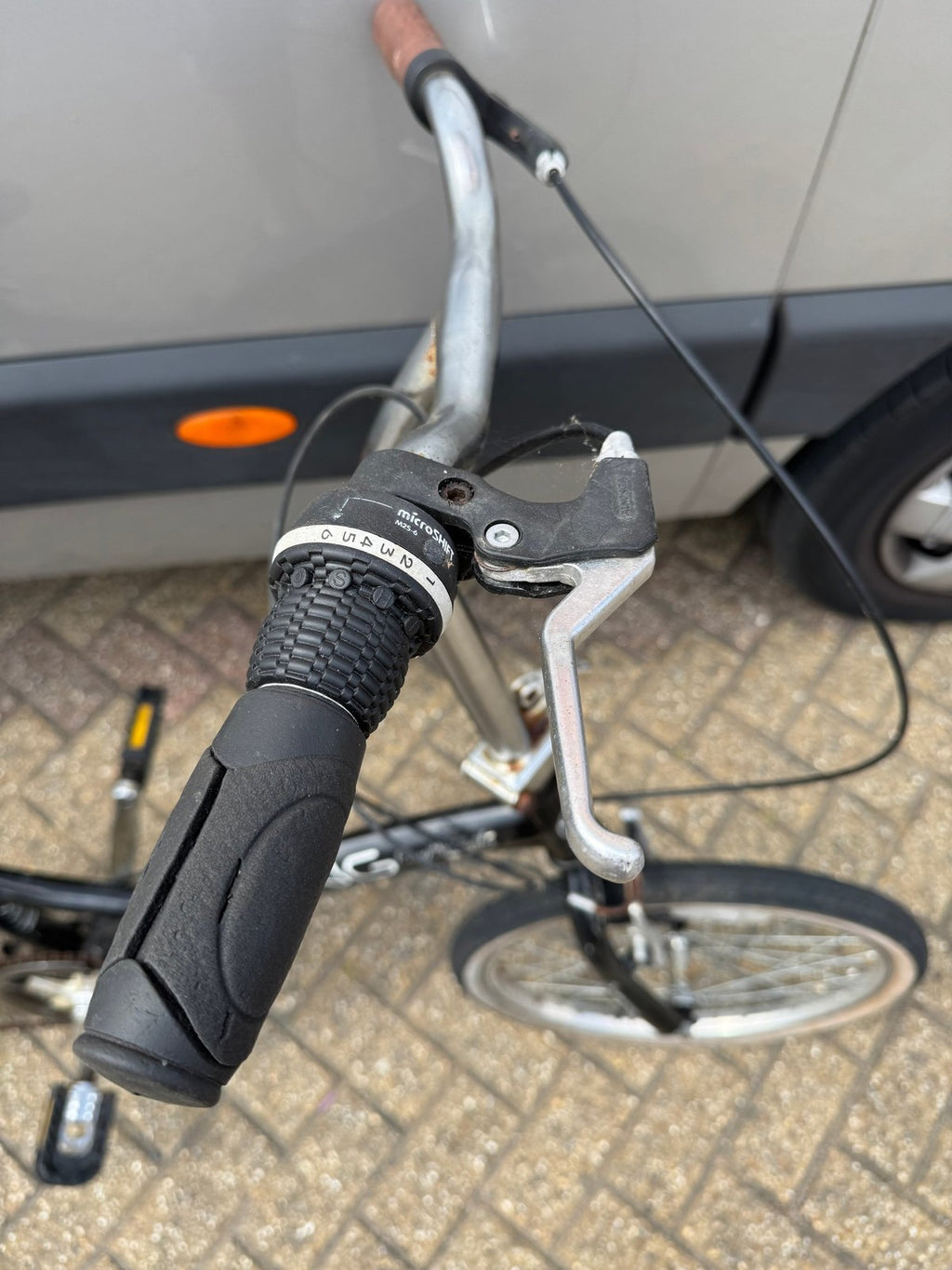 Viking Easy Street Folding Bike with Rear Rack Black