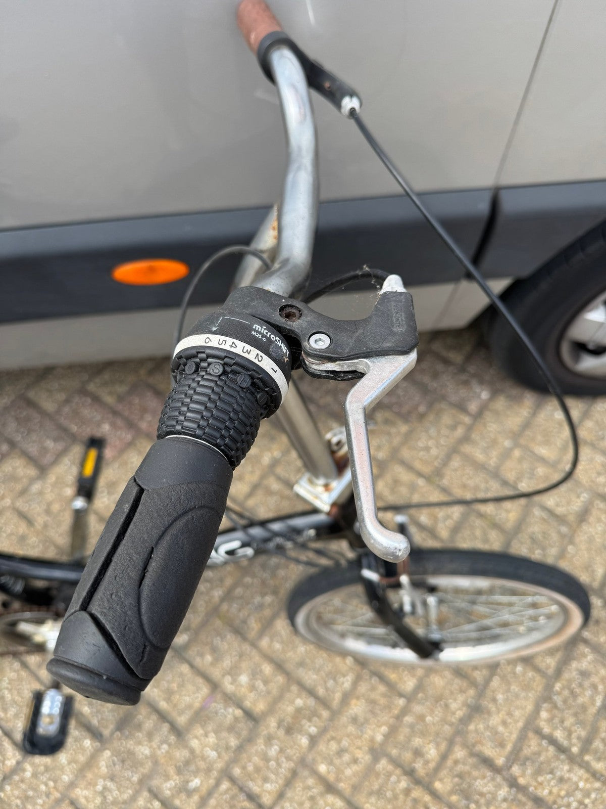Viking Easy Street Folding Bike with Rear Rack Black