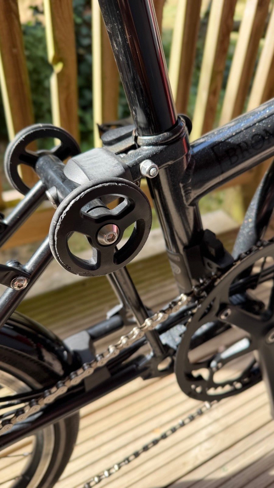 Brompton P Line 12-Speed with super roller / folding bike / 2024 /Midnight Black