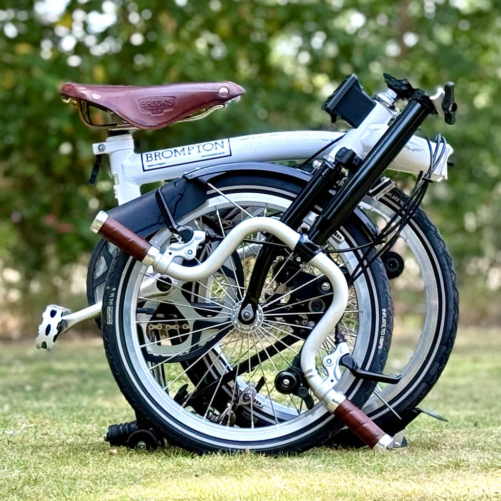 Brompton Folding Bicycle | One-Off Sunseeker Commission | Boat Show Display Bike