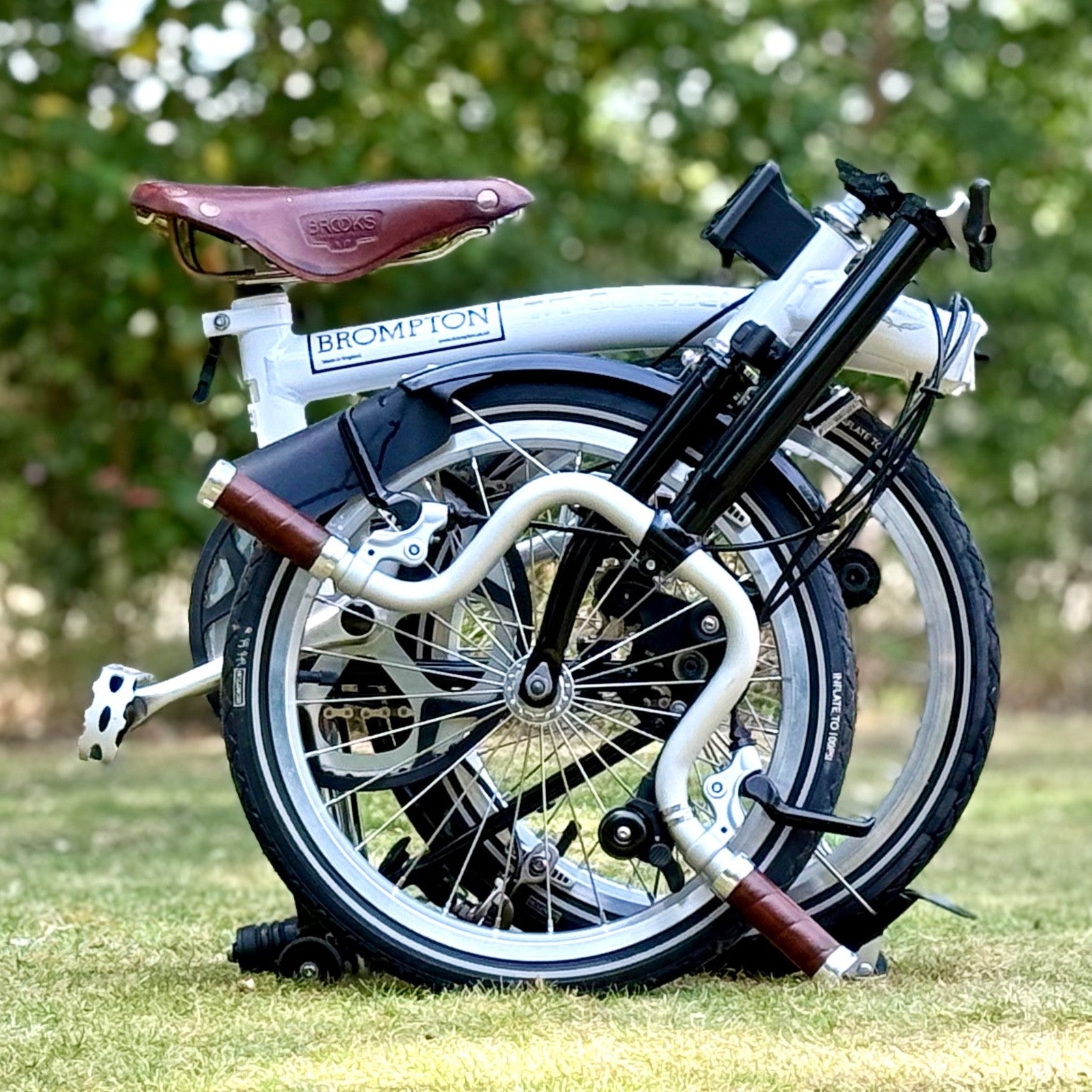 Brompton Folding Bicycle | One-Off Sunseeker Commission | Boat Show Display Bike