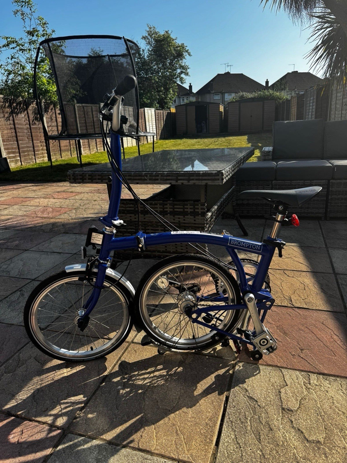 Brompton C-Line Piccadilly Blue (with accessories included)