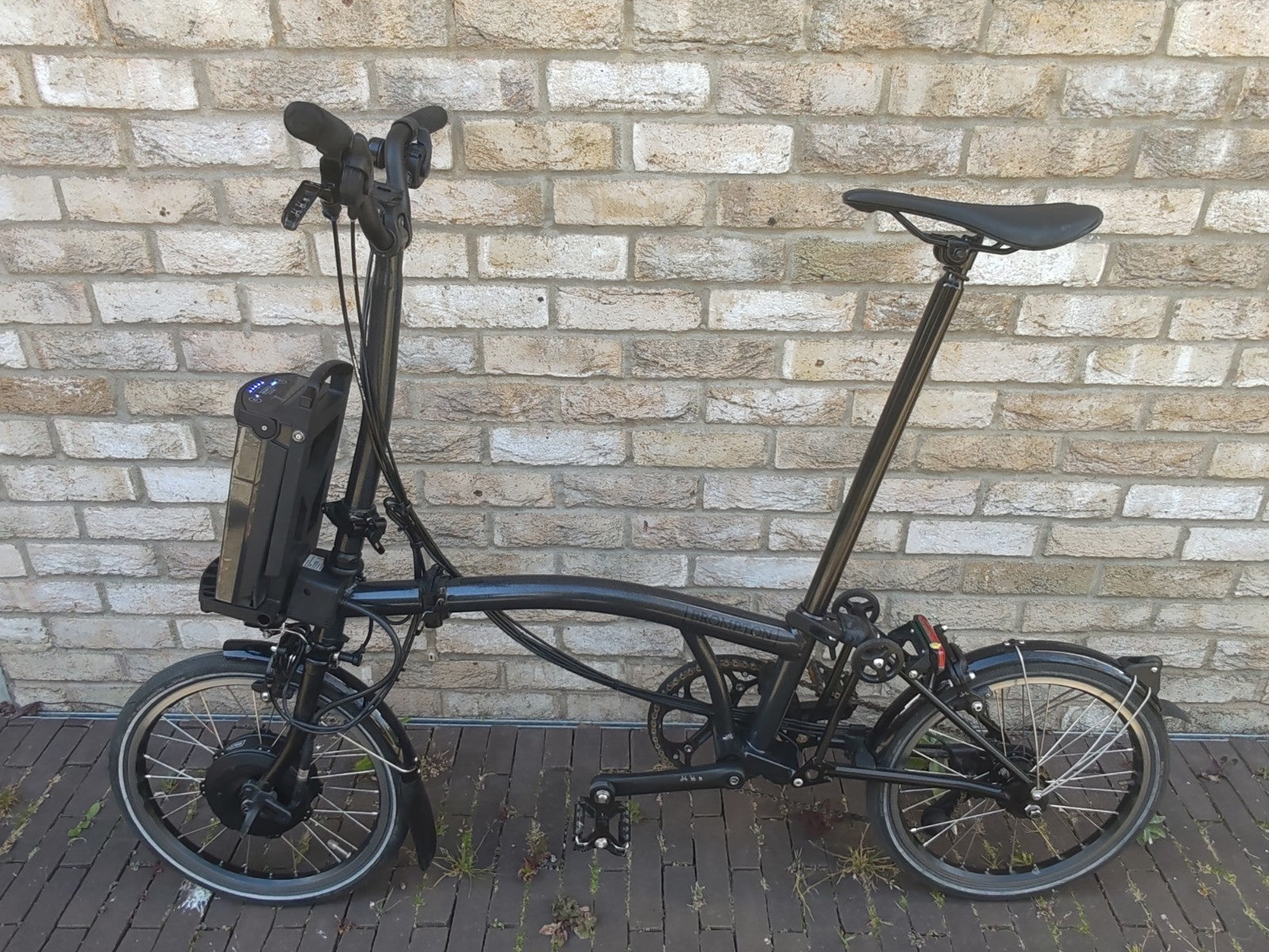 2024 Brompton P Line 12 Speed Midnight Black H Bar Low Mileage