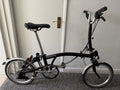 Brompton C Line M6L (6 Speed) folding bicycle - Black (EXCELLENT CONDITION)