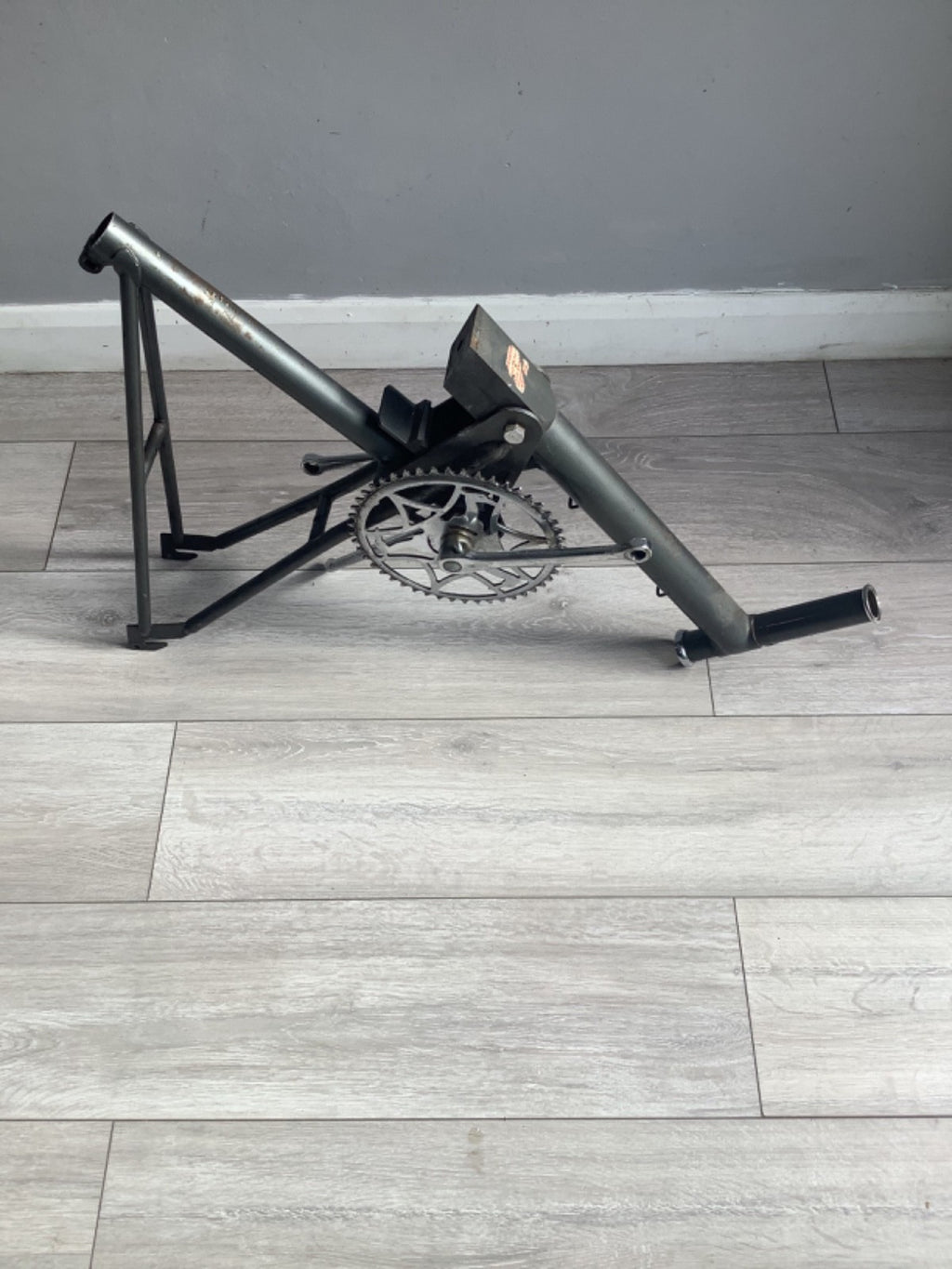 Rare grey 1966 rsw16 compact folding bike + crank + kickstand to restore project