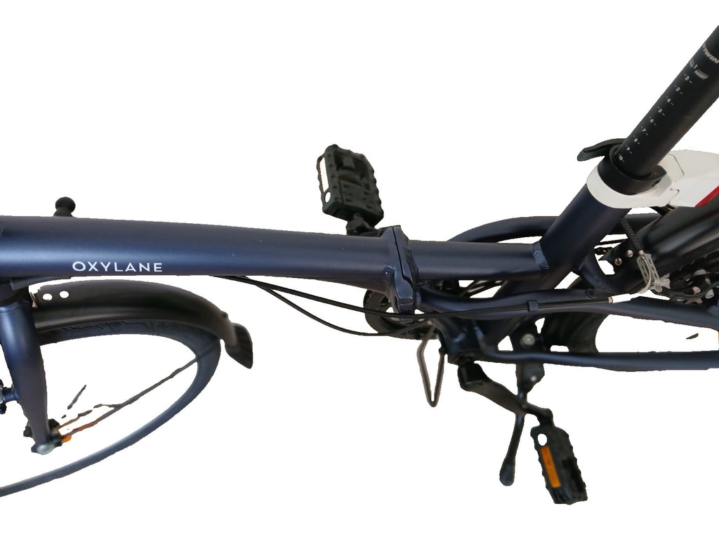 BTWIN Folding Bike 20-inch Blue (storm purple) hardly used, less than 10 miles