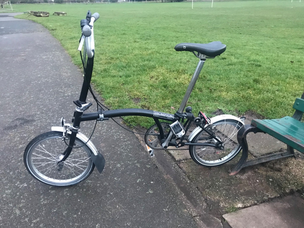 Brompton M3L Black Folding Bike Great Condition