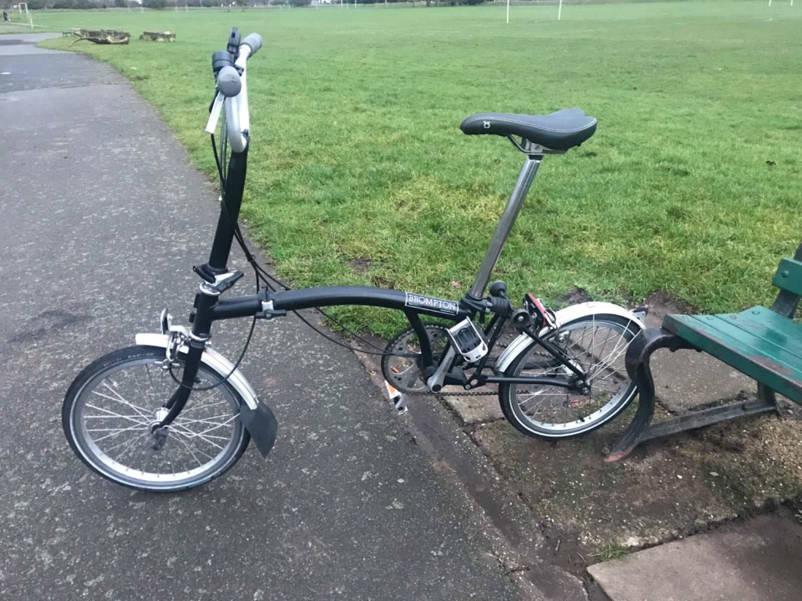 Brompton M3L Black Folding Bike Great Condition