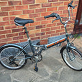 Challenge Holborn 20in Folding Bike 6 Speed Grey/Orange Mudguards Reflectors
