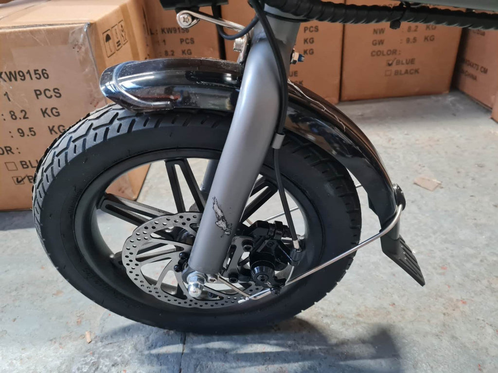 14" All-Terrain Folding bike, 36V 7.8Ah Battery, 25KM/h, Full Disc-U14R Grey